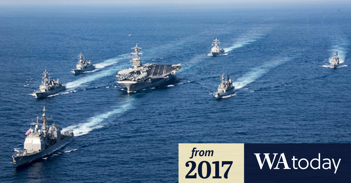 Video US navy strike group by the numbers